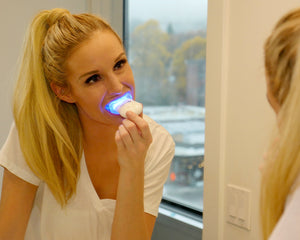 teeth whitening light kit